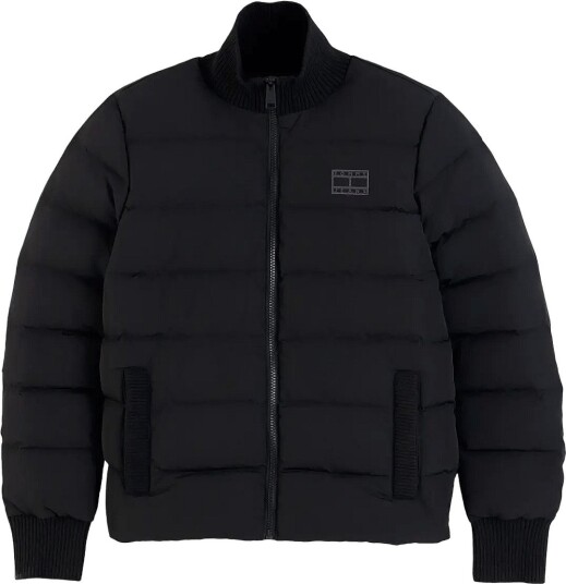 Tommy Jeans Tjw Rib Slim Puffer Down Black S