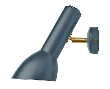 Cph Lighing Oblique Vegglampe HW Brass/Petrol Blue Lighting