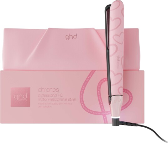 ghd Ghd Chronos Limited Edition Hair Straightener In Dusted Pink With Love Pink ONE SIZE ghd Ghd Chronos Limited Edition Hair Straightener In Dusted Pink With Love Pink ONE SIZE