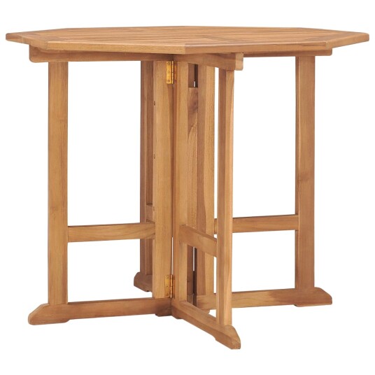vidaXL Sammenleggbart hagebord 90x90x75 cm heltre teak vidaXL Sammenleggbart hagebord 90x90x75 cm heltre teak