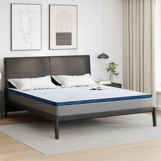 vidaXL Madrassbeskytter 180 x 200 cm tykk Jakardstoff Hvit