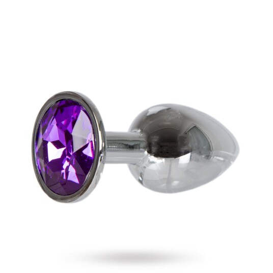 Sustainable Pleasure METAL PLUG SMALL SILVER/Purple