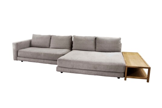 Cane line Scale divansofa Light brown 2 seter modul 2 seter sjeselong armlen H & sidebord Brun