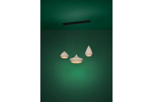 Takpendel Eglo Torremolinos Sand/Svart med 3 Lamper  