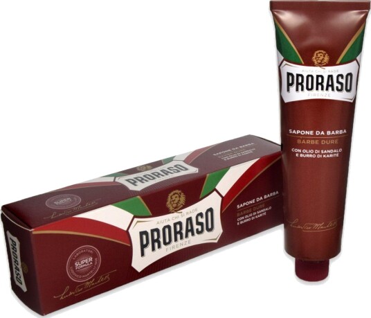 Barberkrem PRORASO Sandalwood Oil Shea 150 ml.