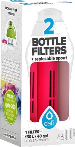 Dafi Refill Filterflaske  Rød