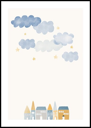 Menina Lisboa Little Village Plakat Plakat / 50x70cm Menina Lisboa Little Village Plakat Plakat / 50x70cm