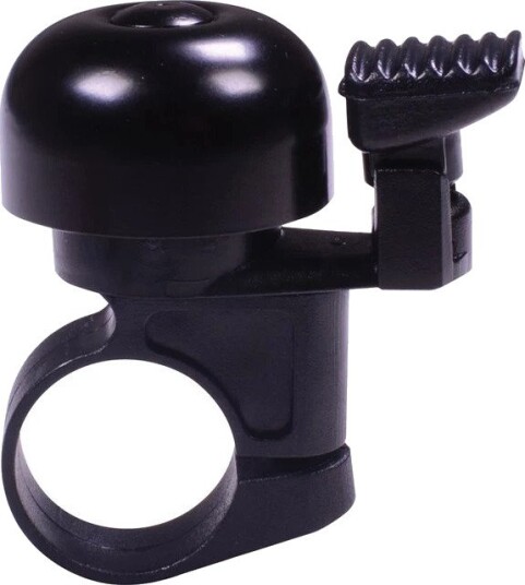 Sykkelringeklokke Simson Mini 32 mm Aluminium svart