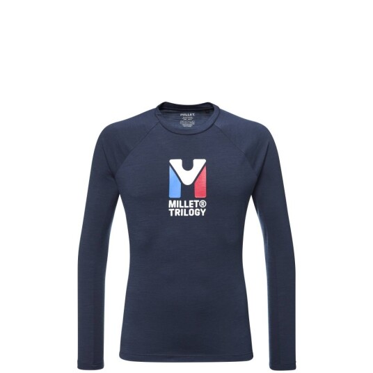 Millet Trilogy Wool Ts Ls M Saphir Xl