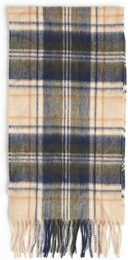 Barbour Unisex New Check Scarf Sand Beige Plaid OneSize Barbour Unisex New Check Scarf Sand Beige Plaid OneSize