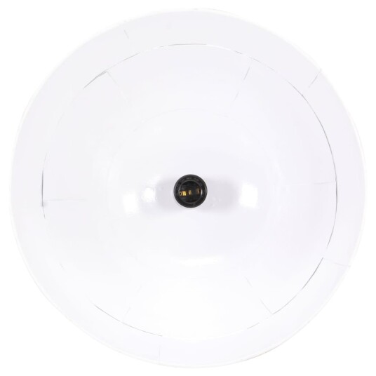vidaXL Industriell vintage hengelampe 25 W hvit rund 31 cm E27