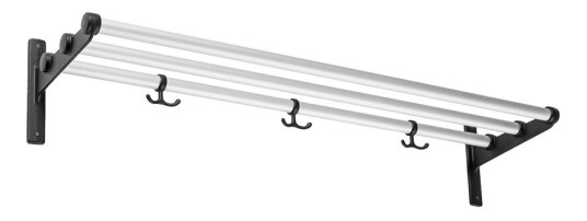 Essem Design Nostalgi sko- eller hattehylle Aluminium, sort stativ