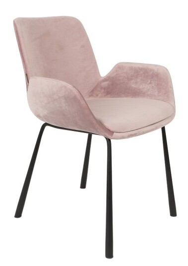 Zuiver - Brit Spisestol m/armlen - Rosa Unoliving