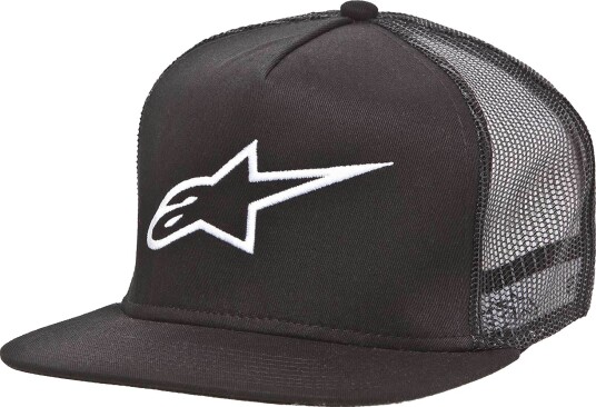 Alpinestars Corp Trucker Cap en størrelse Svart Alpinestars Corp Trucker Cap en størrelse Svart