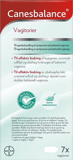 Canesbalance Vagitorier, 7 stk. Canesbalance Vagitorier, 7 stk.
