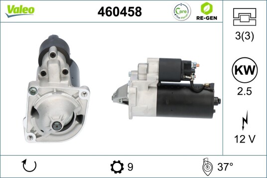 Starter VALEO 460458 Starter VALEO 460458