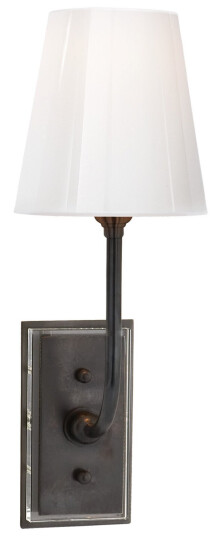 Hulton vägglampa brons/vitt glas Hulton vägglampa brons/vitt glas