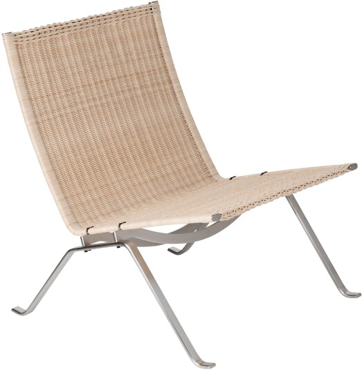 Fritz Hansen Fritz Hansen Pk22 Rotting Lenestoler Poul Kjærholm Tre Farget Metall/tre