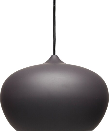 ENKEL LIVING Apple Large Pendant   MATT BLACK   Ø30X32.0 cm