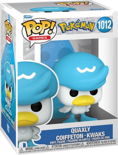 Funko POP! Pokemon Quaxly actionfigur - Samleobjekt Funko POP! Pokemon Quaxly actionfigur - Samleobjekt