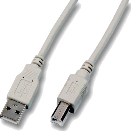 EFB ELEKTRONIK USB2.0 Anschlusskabel A B St. St. 0,5m grau Classic