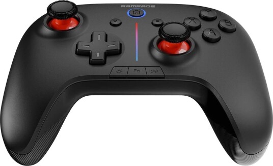 Rampage Hydra Trådløs RGB Gamingkontroller Sort