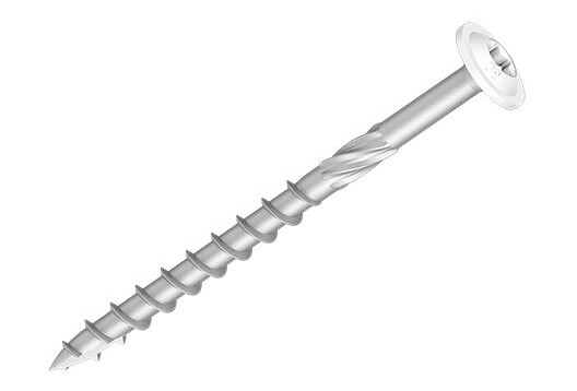 Ejot 9608021 Monteringsskrue 6,0 x 60 TX30 HVIT RAL 9002 50-pakning Innfesting