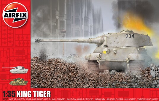 Airfix King Tiger Stridsvogn 1:35 Airfix King Tiger Stridsvogn 1:35