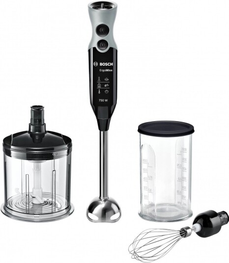 Bosch MSM67160 Stavmikser 750W Ergonomisk Håndmikser Svart/Grå Bosch MSM67160 Stavmikser 750W Ergonomisk Håndmikser Svart/Grå