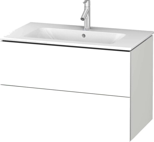 Duravit L-Cube Servantskap m/2 skuffer 820x550x481 mm Hvit Matt