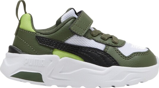Puma Sko Trinity 2 LT AC+ Inf Hvit/Grønn Puma 25 Sko Armygrønn Svart