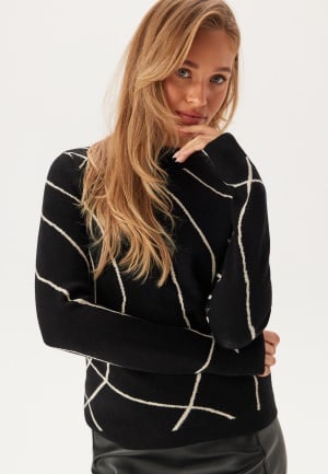 Object Collectors Item Objray L/S KNIT PULLOVER kn Black Pattern:sandshell Graphi L Object Collectors Item Objray L/S KNIT PULLOVER kn Black Pattern:sandshell Graphi L