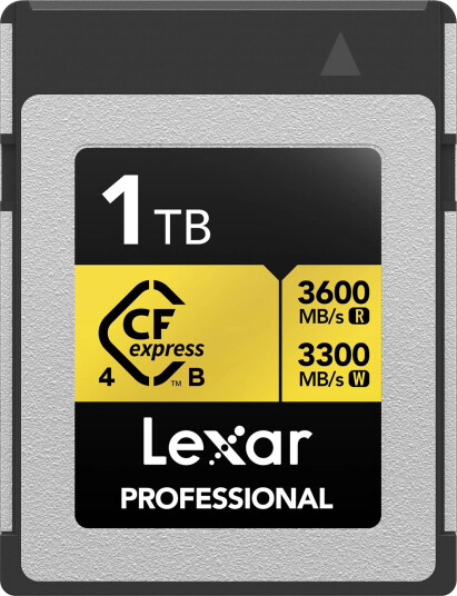 Lexar Professional CFexpress 4.0 Pro Gold 3600MB/s 1TB Lexar Professional CFexpress 4.0 Pro Gold 3600MB/s 1TB