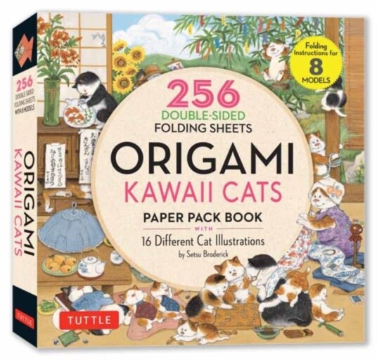 Origami Kawaii Cats Paper Pack Book