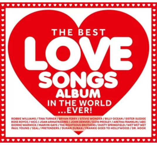 Diverse Artister Best Love Songs Album In The World Ever CD