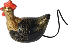 Aumi Collection Lucky Hen lampe Svart/Guld
