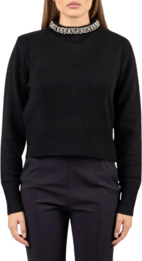 Pinko Dame Strikkevarer Svart S, Pinko Dame Strikkevarer Svart S,