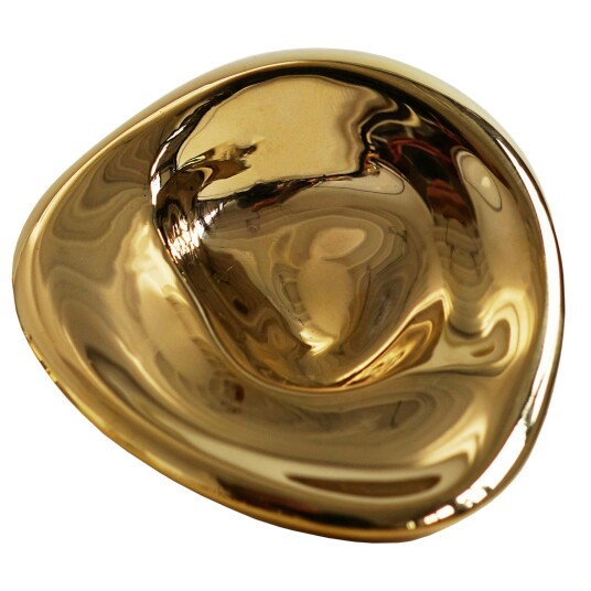 Hein Studio Ripple no. 02 stor knopp Brass Hein Studio Ripple no. 02 stor knopp Brass
