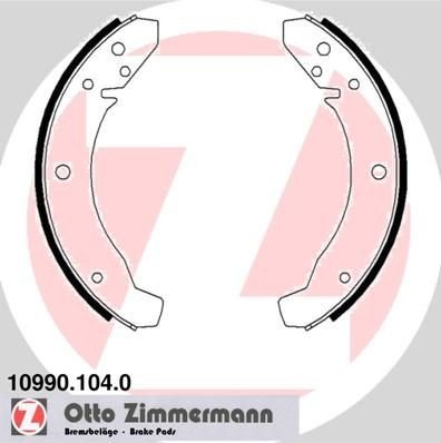 Bremsesko sett ZIMMERMANN 10990.104.0