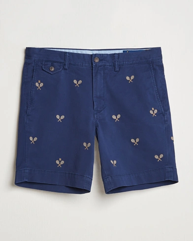 Polo Ralph Lauren Bedford Tennis Raquet Shorts Newport Navy