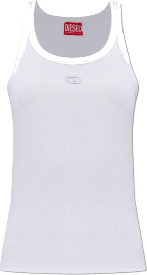 Diesel Dame Topper Hvit XL,