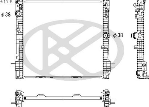 KOYORAD PL423911 Radiator motorkjøling