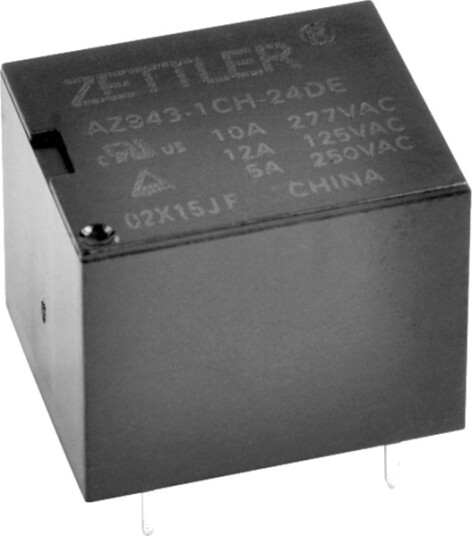 Zettler Electronics Az943 1Ch 12D Printrelé 12 V/Dc 15 1X Vekslekontakt 1 Stk. Zettler Electronics Az943 1Ch 12D Printrelé 12 V/Dc 15 1X Vekslekontakt 1 Stk.