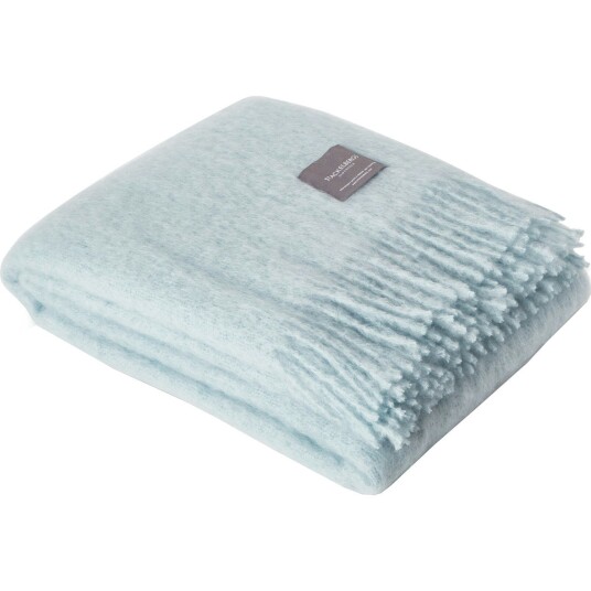 Stackelbergs Mohair Teppe Rullet Frynse 130x170 cm Dusky Blue