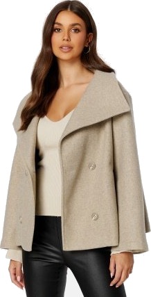 BUBBLEROOM Ava Short Coat Light beige 44 BUBBLEROOM Ava Short Coat Light beige 44