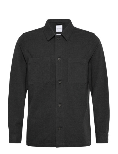 Lindbergh Superflex Brushed Melange Overshirt - Grey - XL Lindbergh Superflex Brushed Melange Overshirt - Grey - XL