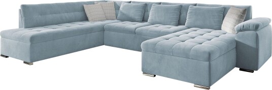 Dynir 4 seters Hjørnesovesofa Blå Dynir 4 seters Hjørnesovesofa Blå