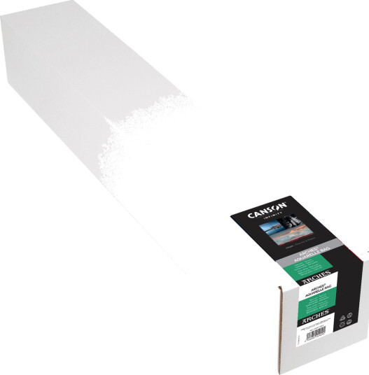 Canson Arches Aquarelle Rag Pure White 17" x 15.25m rull Canson Arches Aquarelle Rag Pure White 17" x 15.25m rull