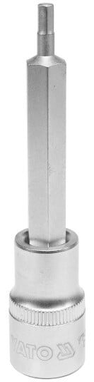 Yato Sekskantsokkel 1/2" H4 X 100 Mm Lang (Yt-04390)
