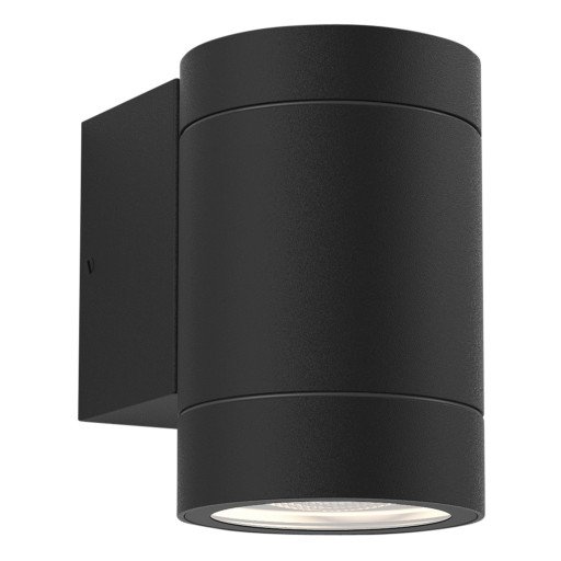 Porto Plus single utendørs vegglampe, Sort Porto Plus single utendørs vegglampe, Sort